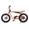 SUPER73-ZG Astro Orange The SUPER73-ZG Astro Orange offers up to 45+ km range, compact design, 250W motor, and 68 cm seat height, perfect for urban adventures and easy city navigation