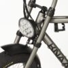 Knaap bike Spacegrey Knaap bike Spacegrey Enjoy ultimate comfort with the Knaap Spacegrey e-bike's full suspension, powerful 1200 lumen LED lights, lightweight aluminum frame, and extra-long saddle for smooth, safe rides
