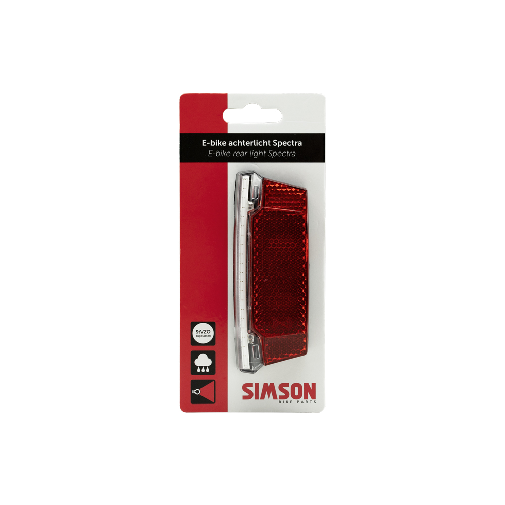 Simson E-Bike Rack Taillight Spectra 6-48V