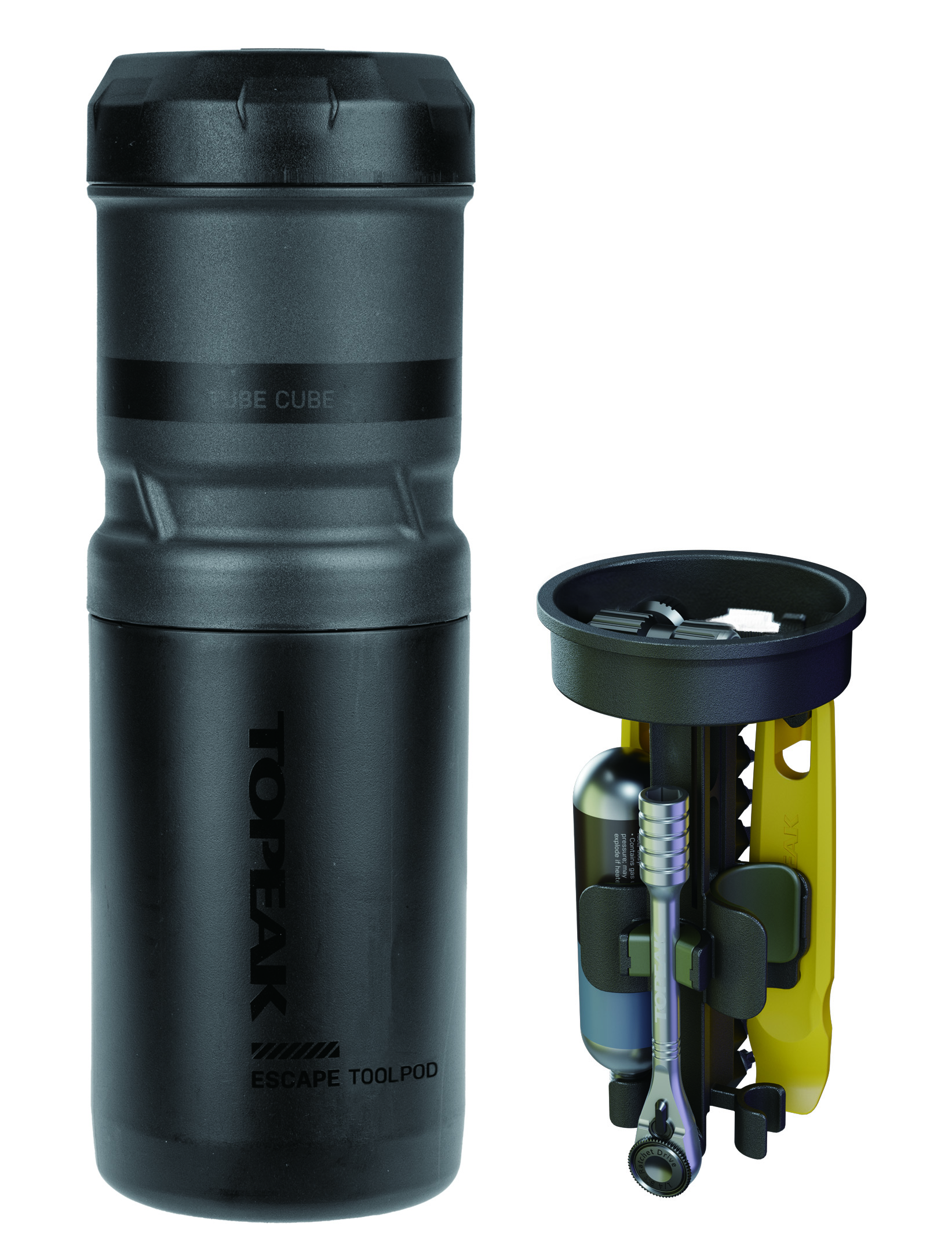 Topeak Bottle Escape Tool Pod Black
