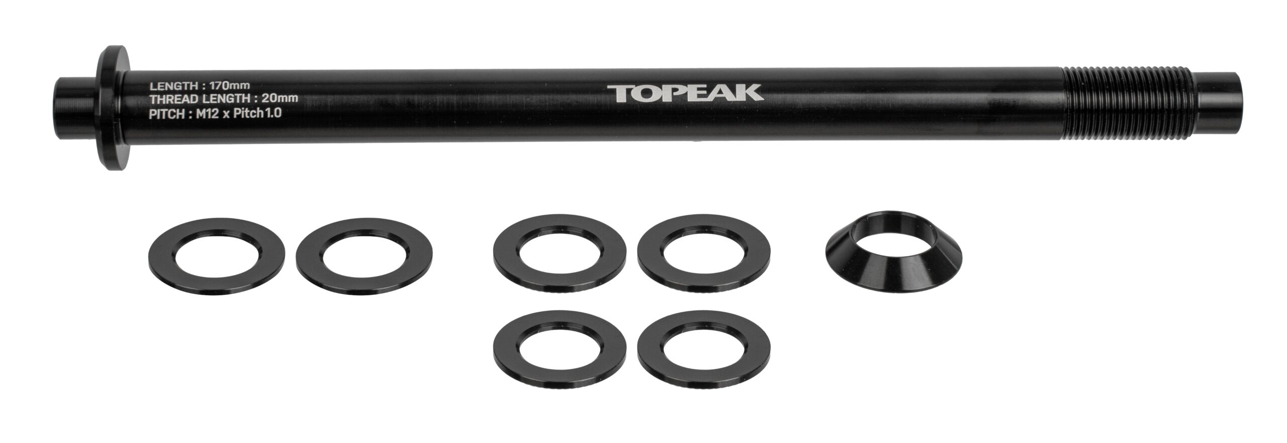 Topeak Thru Axle Zi:RAK 12 x 1.0mm