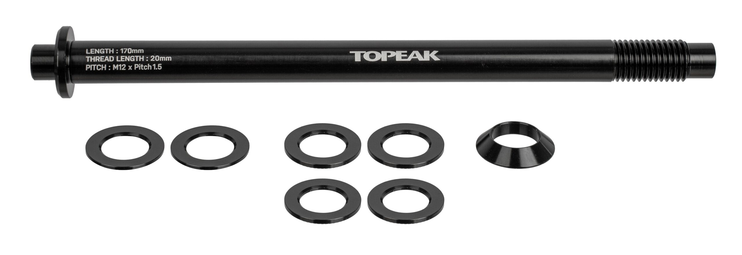 Topeak Thru Axle Zi:RAK 12 x 1.5mm