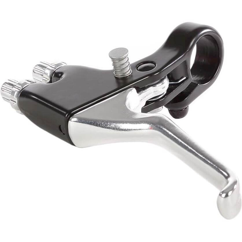Mirage Brake Lever Double Cable Left Black Silver