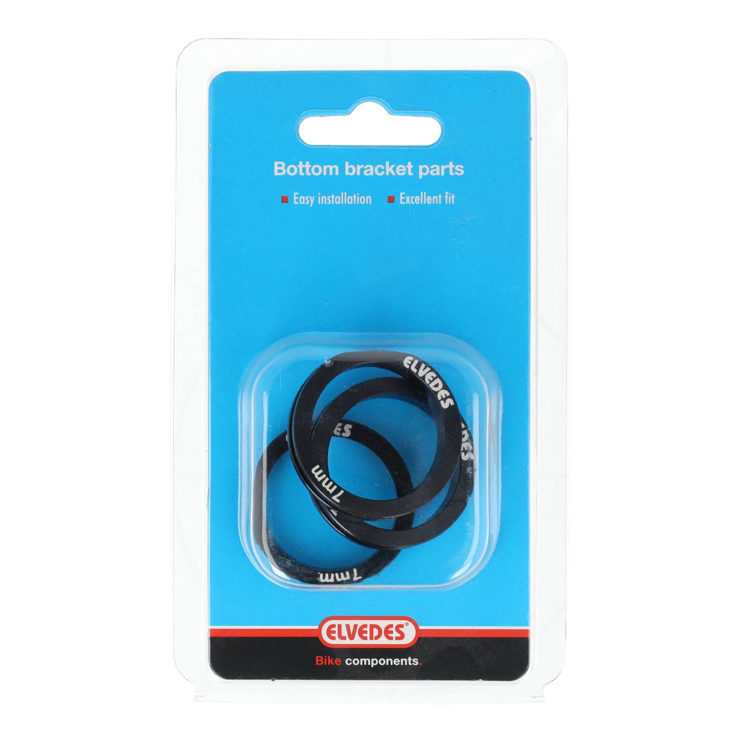 Elvedes Plastic Crankset Spacer 38 x 30 x 7mm (3)