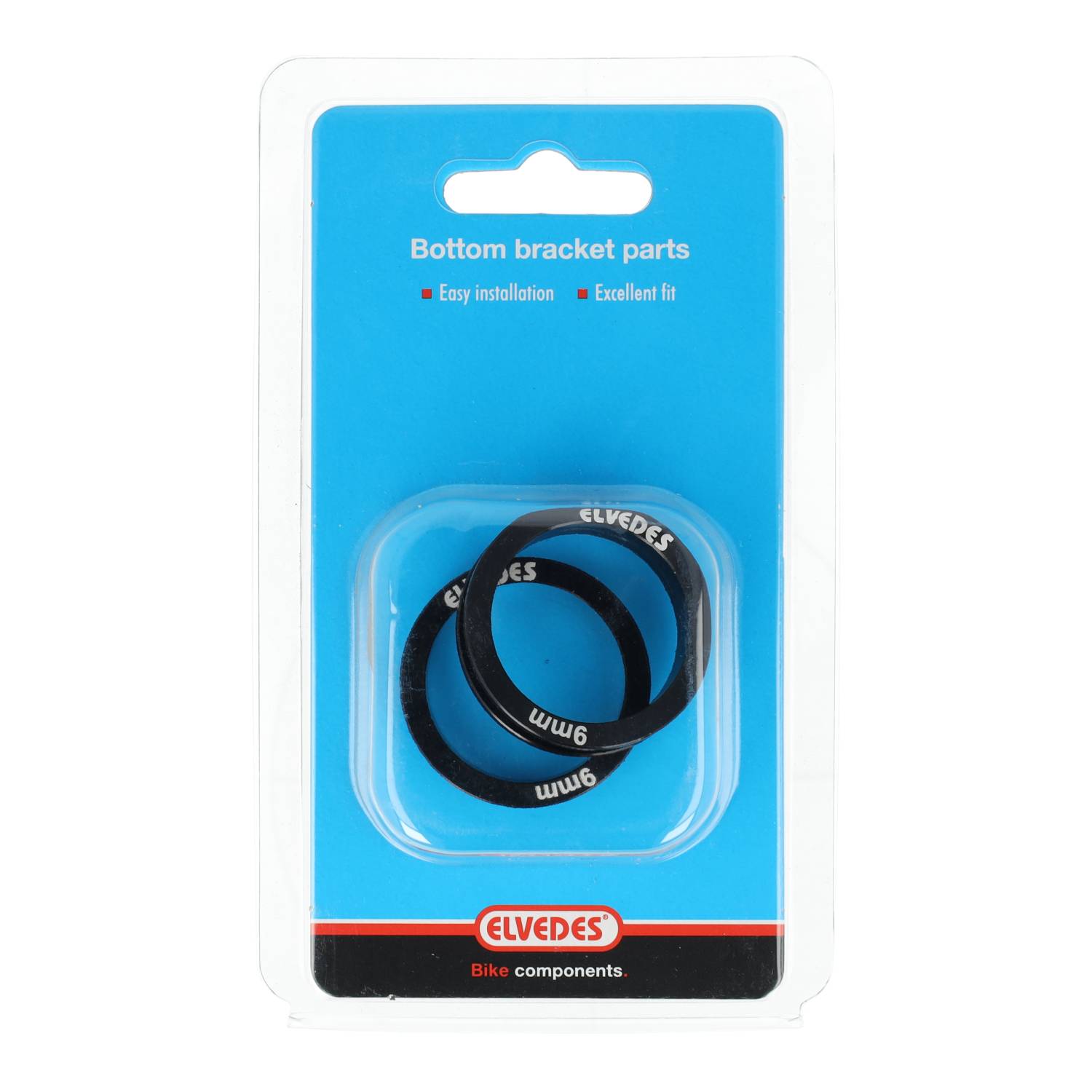 Elvedes Plastic Crankset Spacer 38 x 30 x 9mm (2)