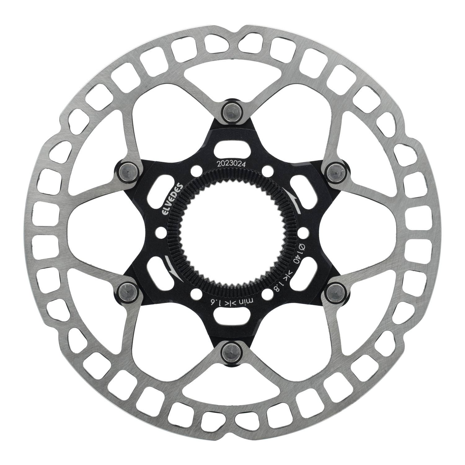 Elvedes Brake Disc 140mm Lightweight Centerlock 1.8mm