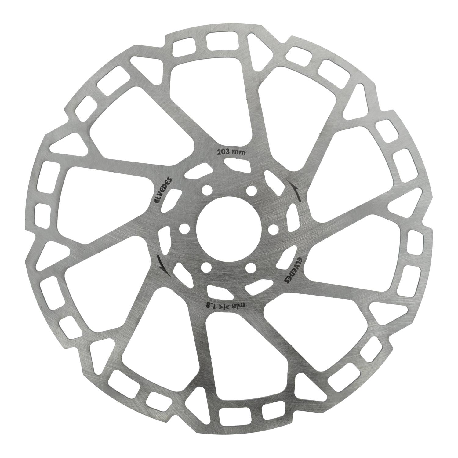 Elvedes Brake Disc 203mm Six Hole 2.0mm