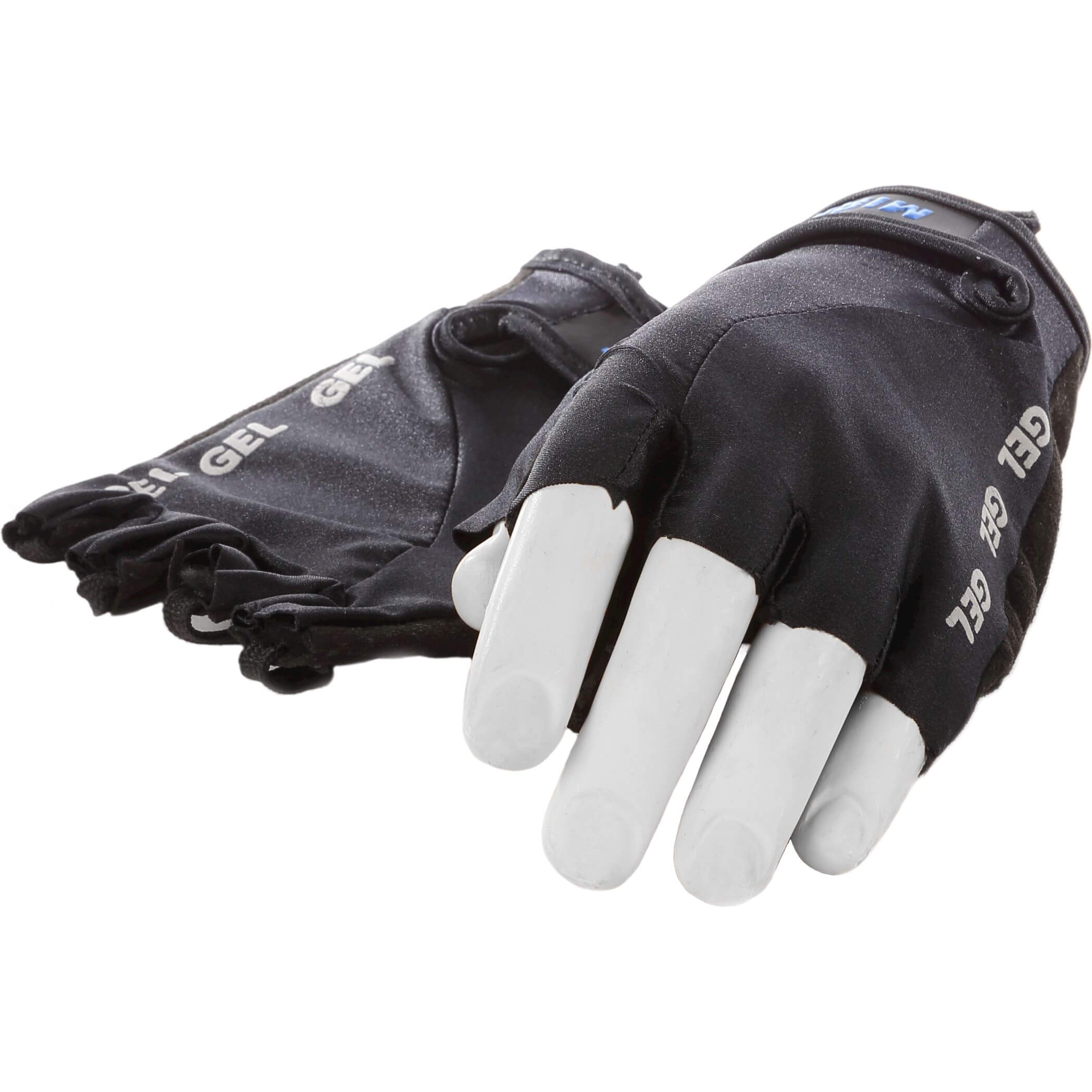 Mirage Glove Fingerless Lycra Gel Black M