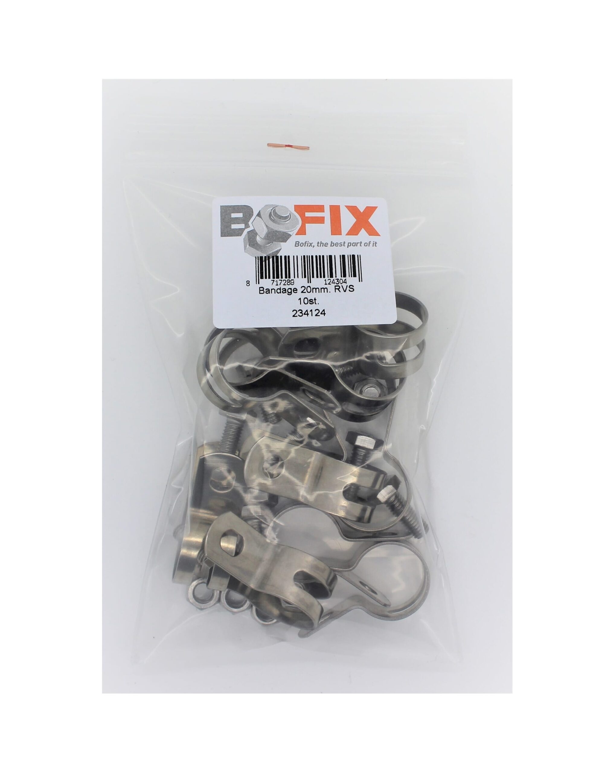 Bofix Box Brake Lining 20mm Stainless Steel (10 Pieces) Bofix Box Brake Lining 20mm Stainless Steel (10 Pieces)