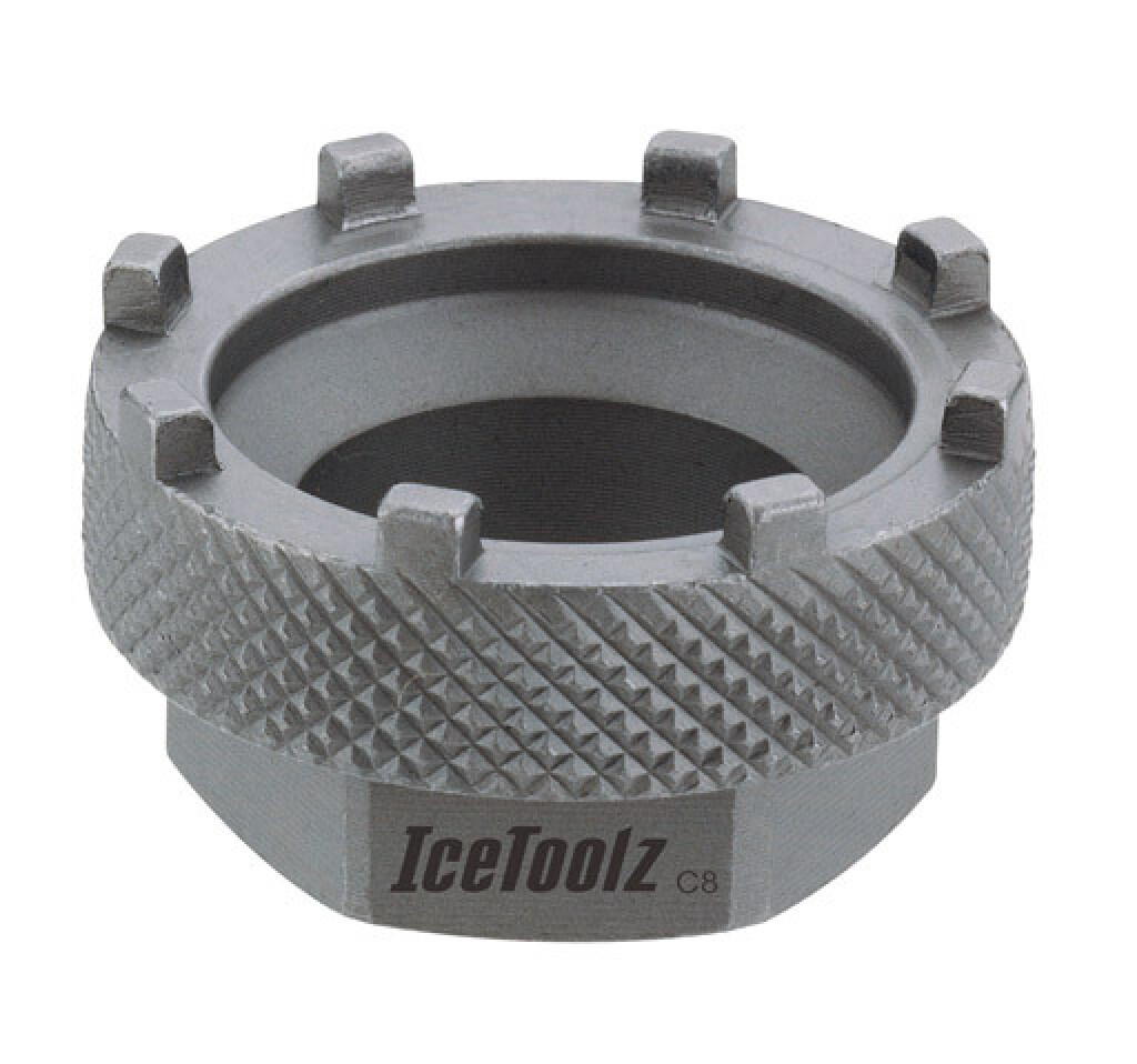 IceToolz Crank Tool Shim/ISIS+Lock Ring 8 Notches