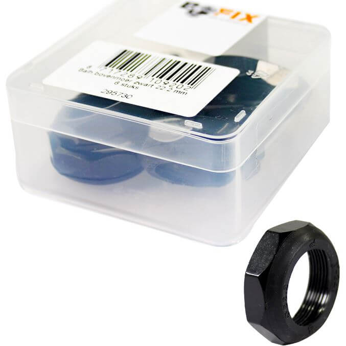 Bofix Box Headset Top Nut Black (6 Pieces)