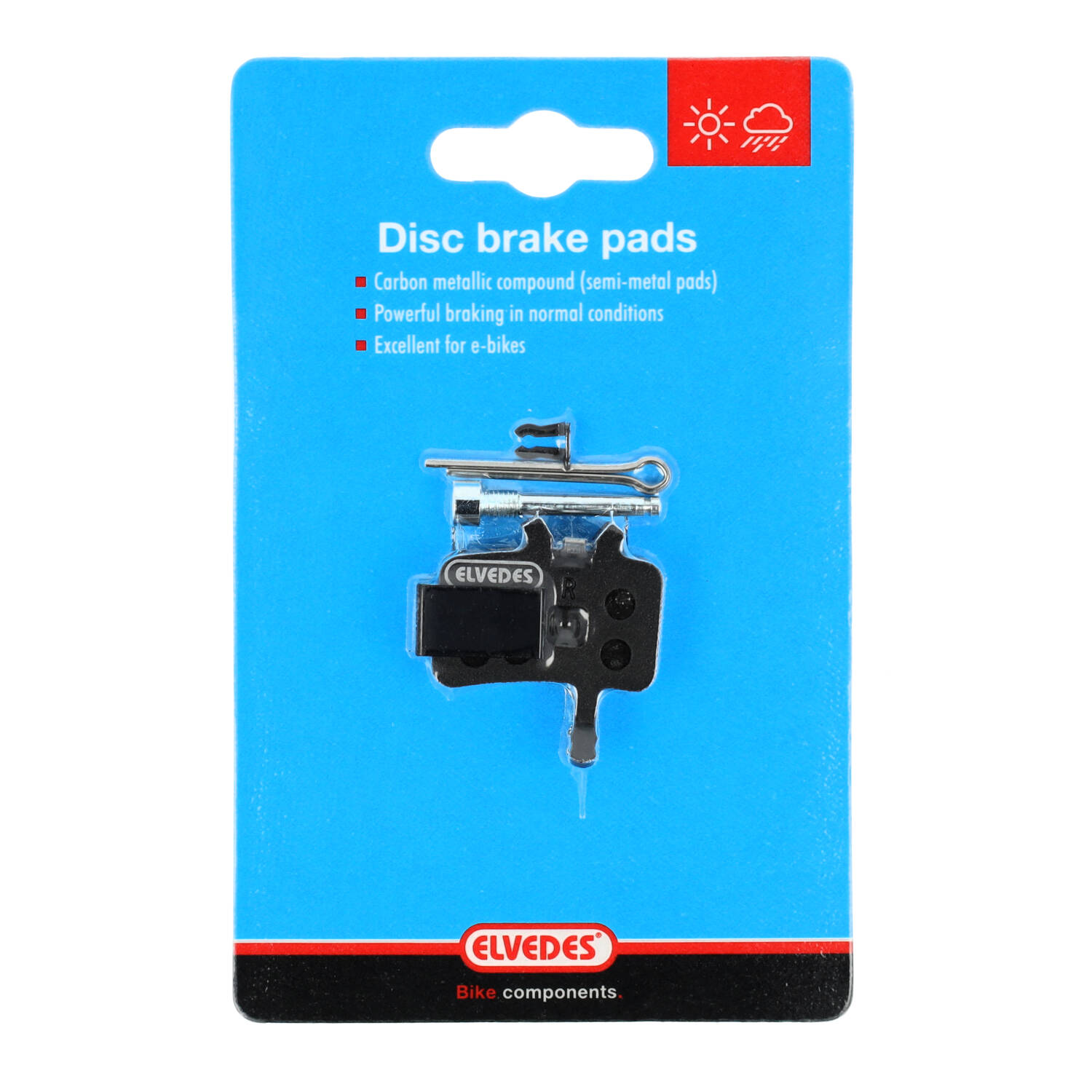 Elvedes Disc Brake Pad Avid BB7 Juicy Metallic Carbon