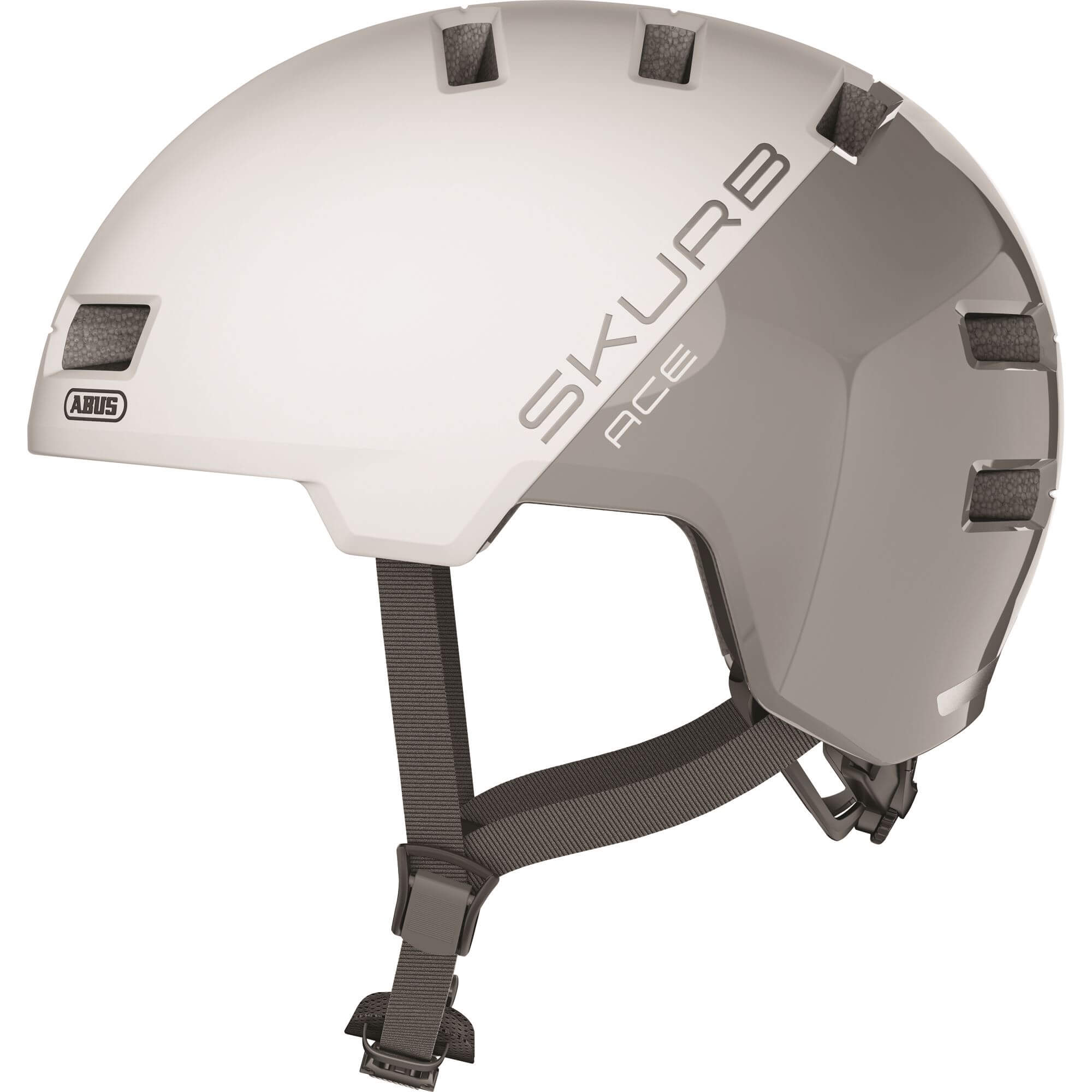 Abus Helmet Skurb ACE Silver White L 58-61cm Abus Helmet Skurb ACE Silver White L 58-61cm