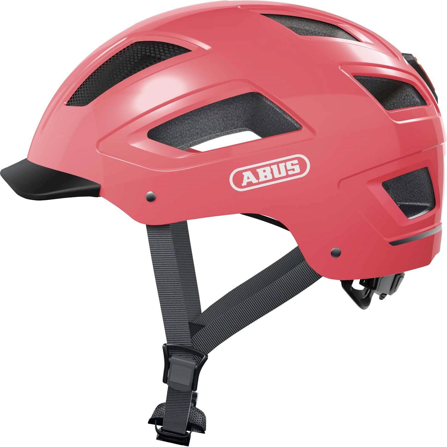 Abus Helmet Hyban 2.0 Living Coral M 52-58cm