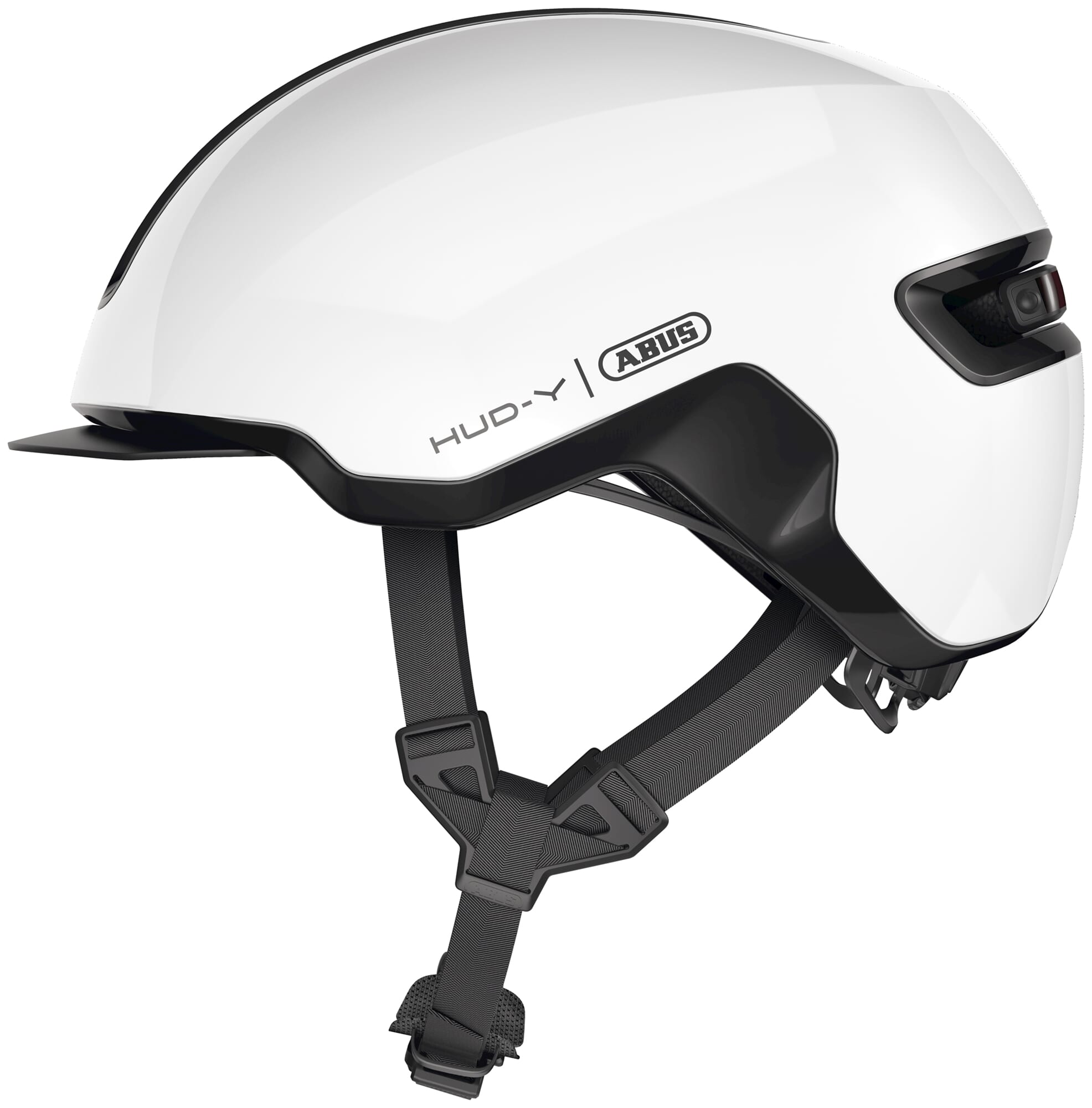 Abus Helmet HUD-Y Shiny White L 57-61cm