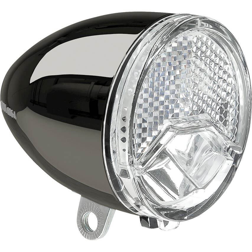 Axa Headlight 606 15 Lux E-Bike 6-48V Dark Chrome