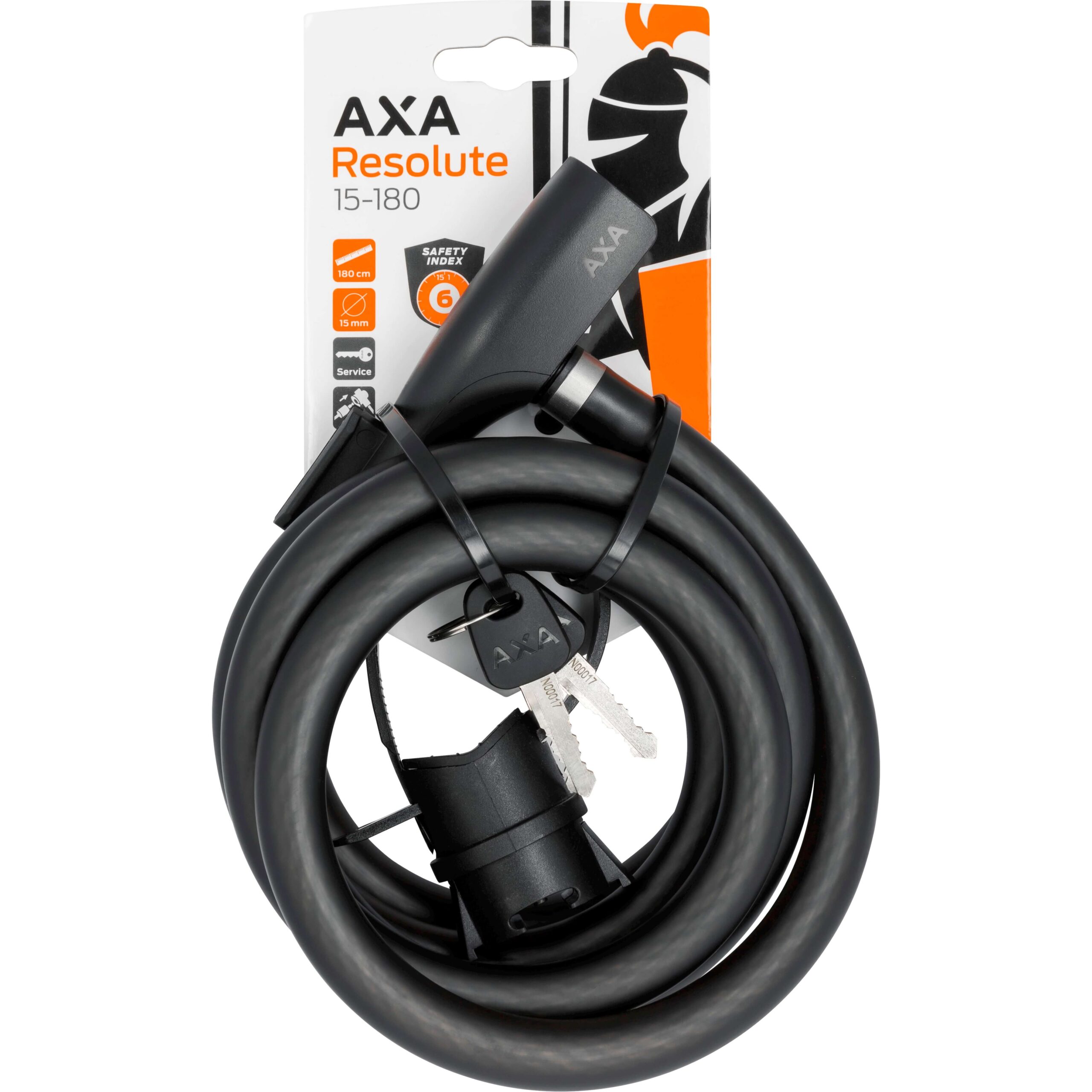 Axa Cable Lock Resolute 15/180 Axa Cable Lock Resolute 15/180