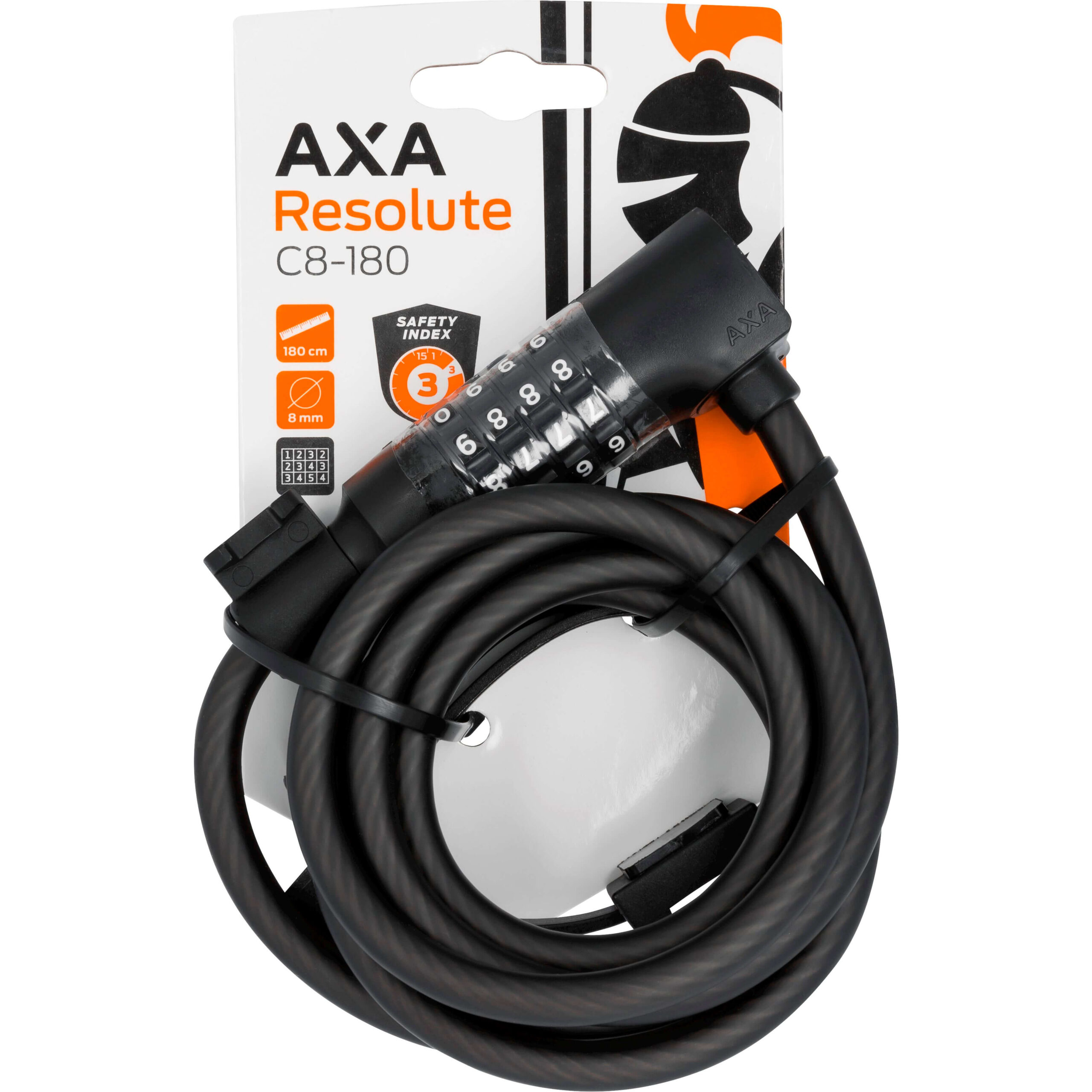 Axa Cable Lock Code Resolute C8/180