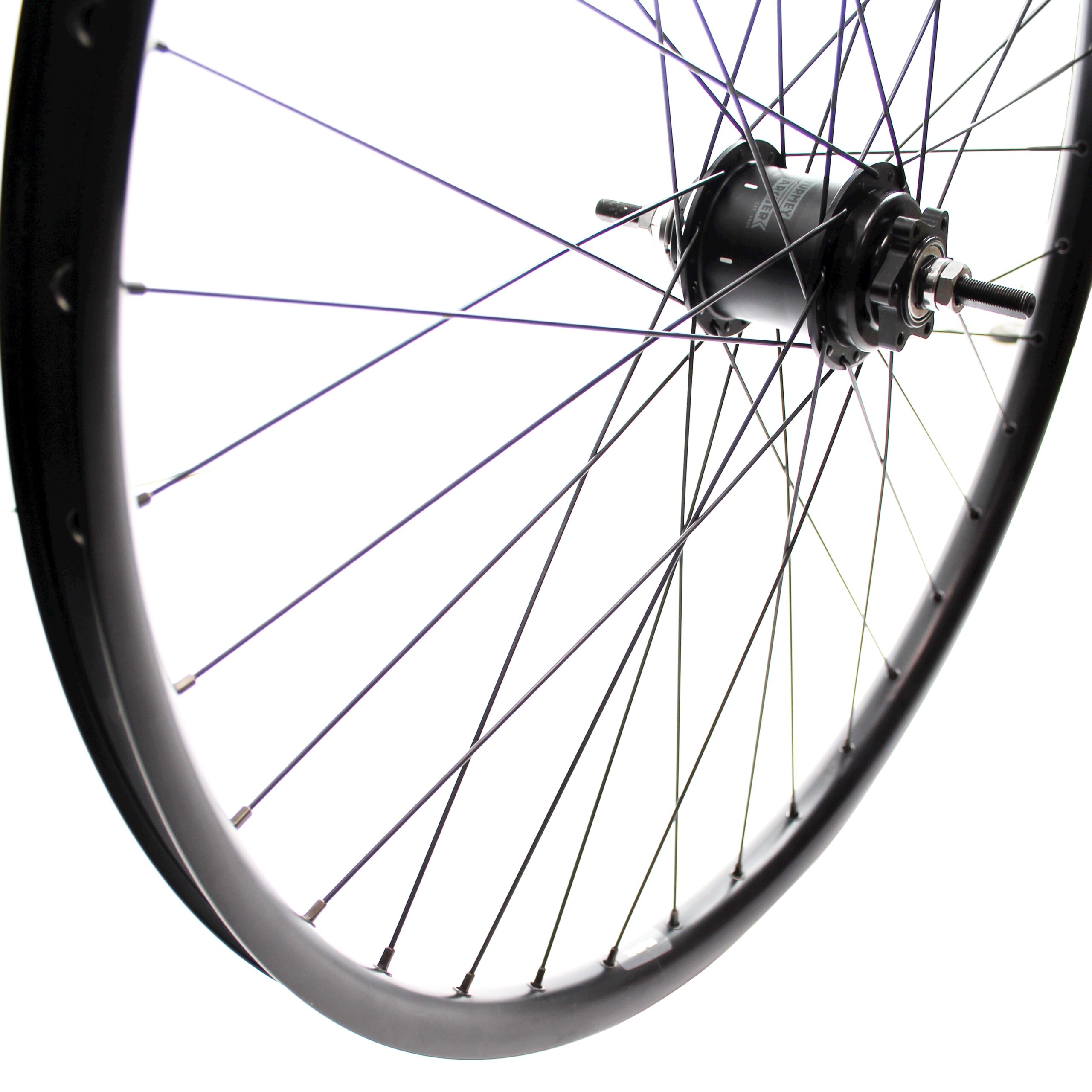 Roland Rear Wheel 28 SA A2K 2-Speed Rival26 Black Stainless Steel Spokes