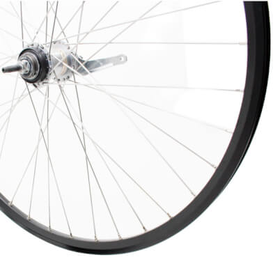 Roland Rear Wheel 28 Nexus 3 RN ZAC2000 Black Stainless Steel Spokes