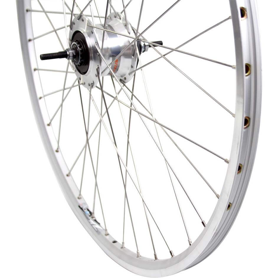 Roland Rear Wheel 28 Nexus 7 RB ZAC2000 Silver Stainless Steel Spokes