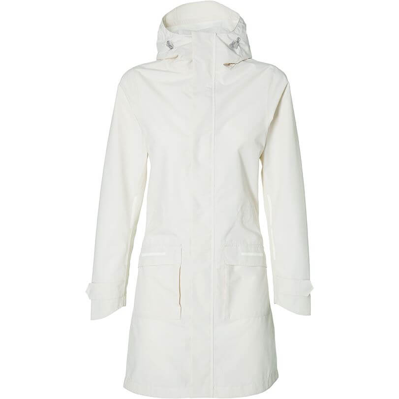 Basil Rain Parka Mosse Women Snow White XL