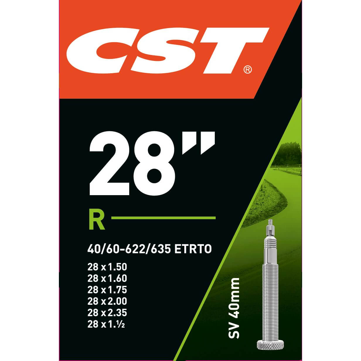 CST BNB 28 x 1.50 - 2.35 FV 40mm CST BNB 28 x 1.50 - 2.35 FV 40mm