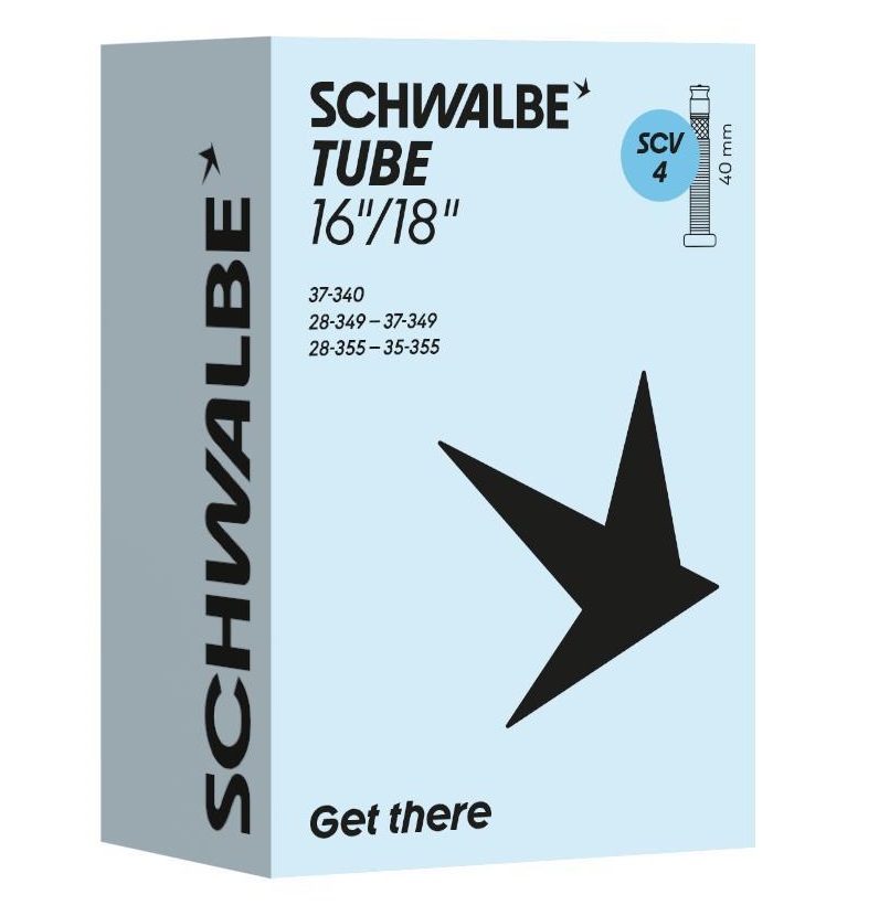 Schwalbe BNB SCV4 16/18 Inch 28/37-340/355 Click Valve 40mm