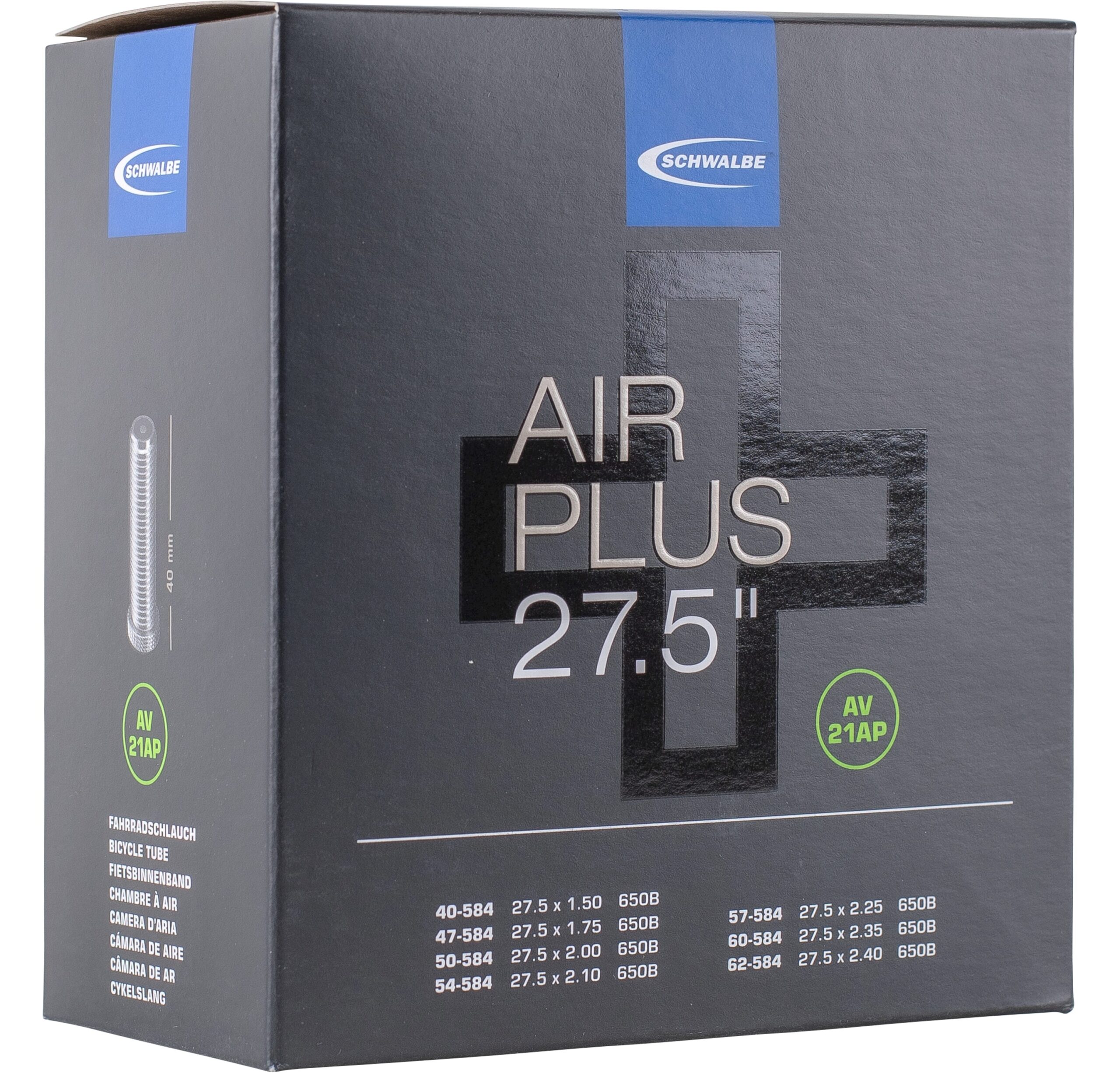 Schwalbe Bnb AV21AP Air Plus 27.5 x 1.50 - 2.40 AV 40mm