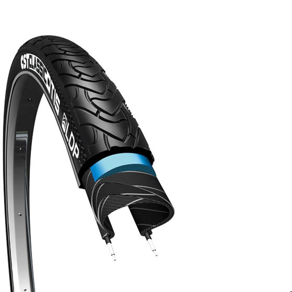 CST Btb Otis 28 x 1 1/2 Black Reflective CST Btb Otis 28 x 1 1/2 Black Reflective