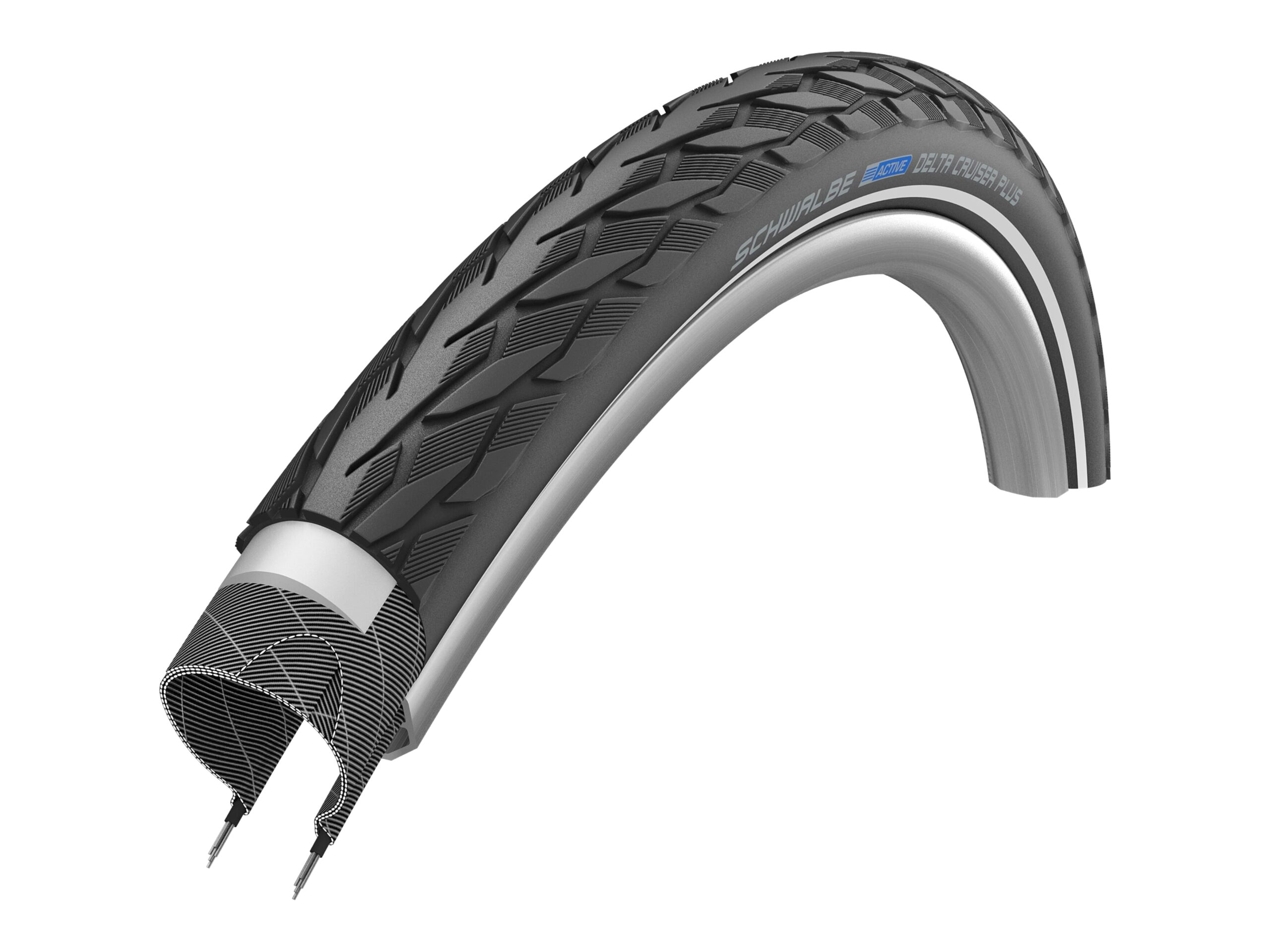 Schwalbe Btb Delta Cruiser Plus 28 x 1 1/2 Black Reflective Schwalbe Btb Delta Cruiser Plus 28 x 1 1/2 Black Reflective