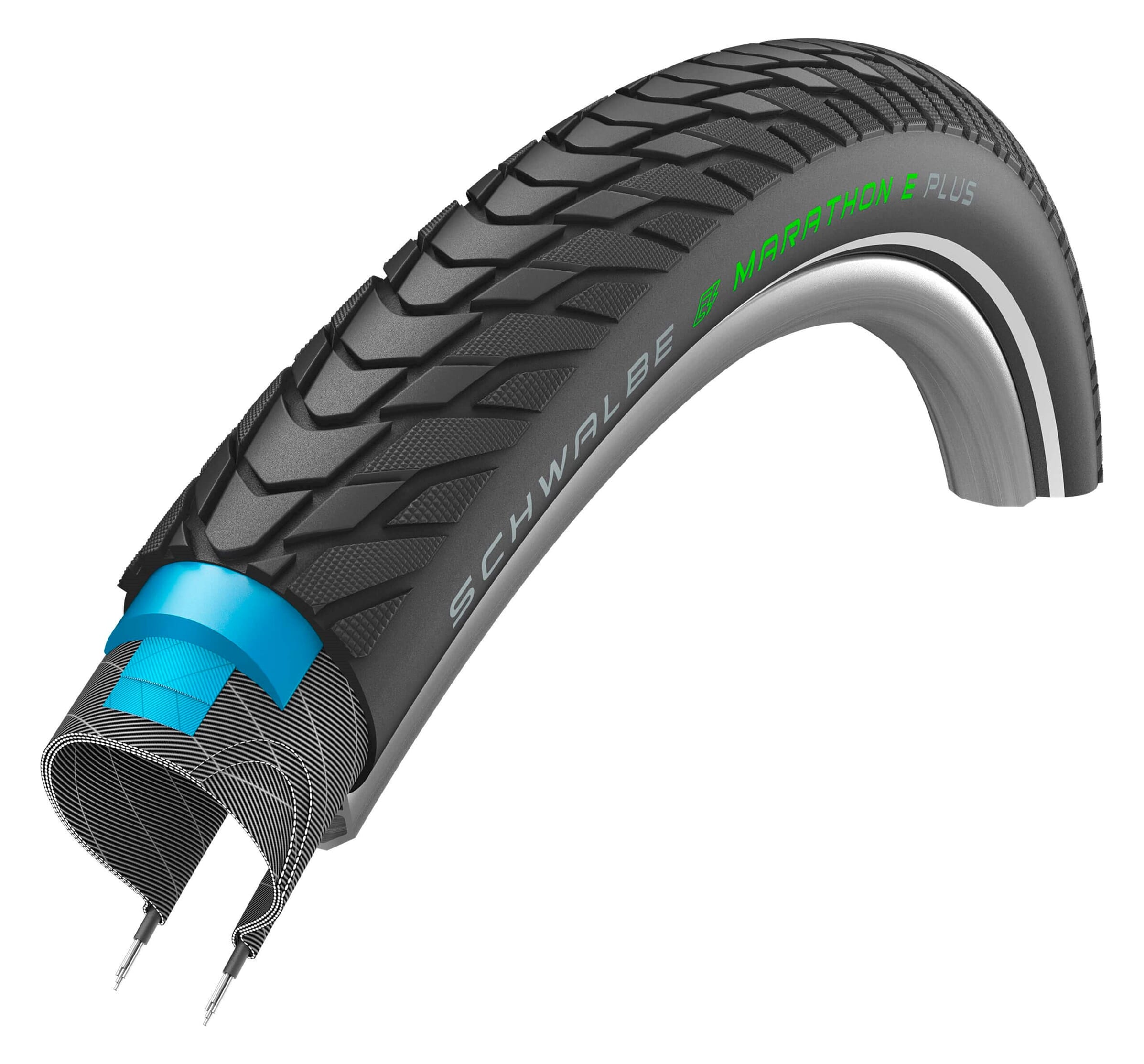 Schwalbe Btb Marathon E-Plus 28 x 2.15 Black Reflective Schwalbe Btb Marathon E-Plus 28 x 2.15 Black Reflective