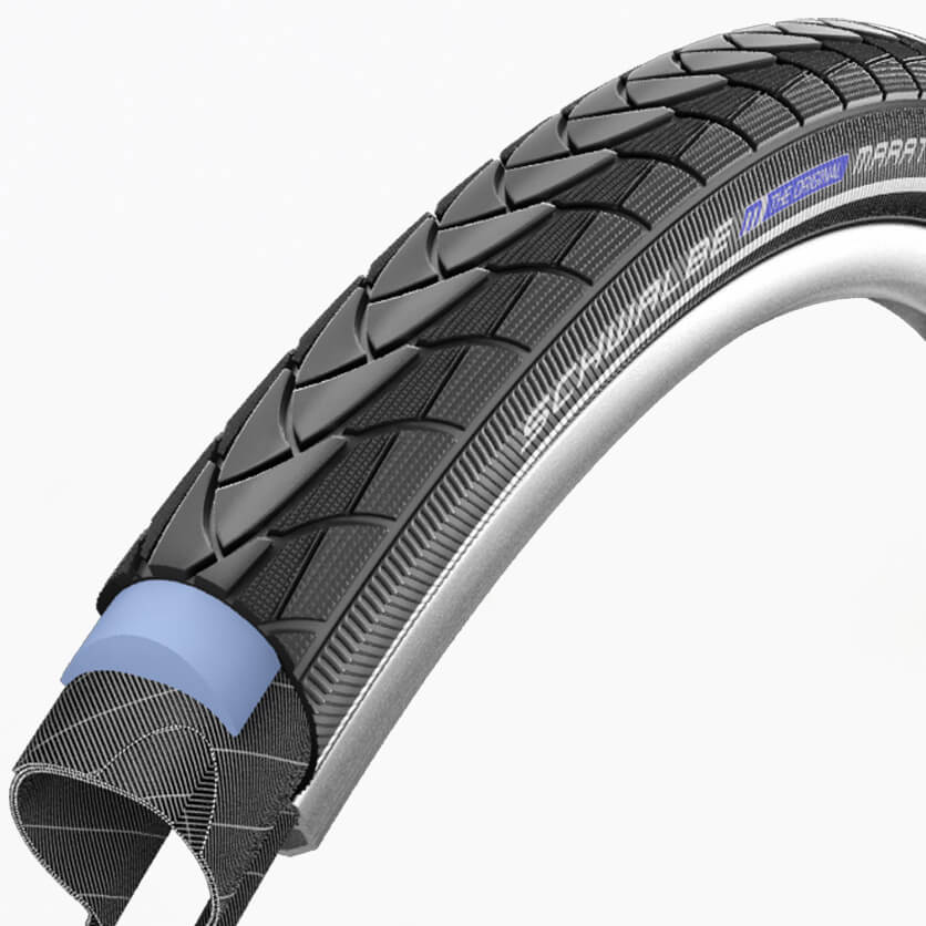 Schwalbe Btb Marathon Plus 28 x 1 1/4 Black Reflective Schwalbe Btb Marathon Plus 28 x 1 1/4 Black Reflective
