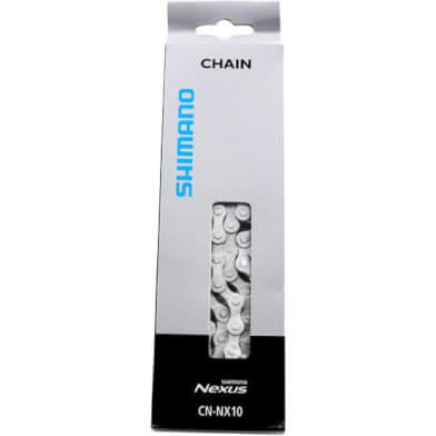 Shimano Chain NX10 Nexus 1/8 Inch 114 Links Shimano Chain NX10 Nexus 1/8 Inch 114 Links