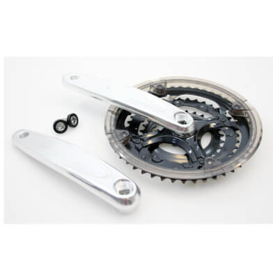 Crankset 48/38/28 Silver