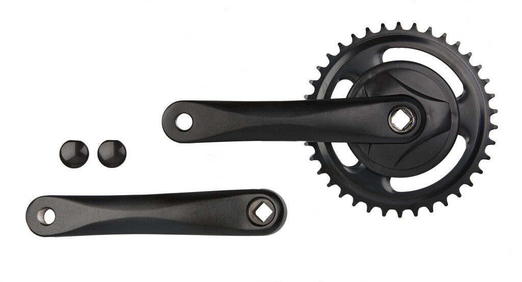 Vinty Crankset 38T 1/8 Inch Crank 170mm Black