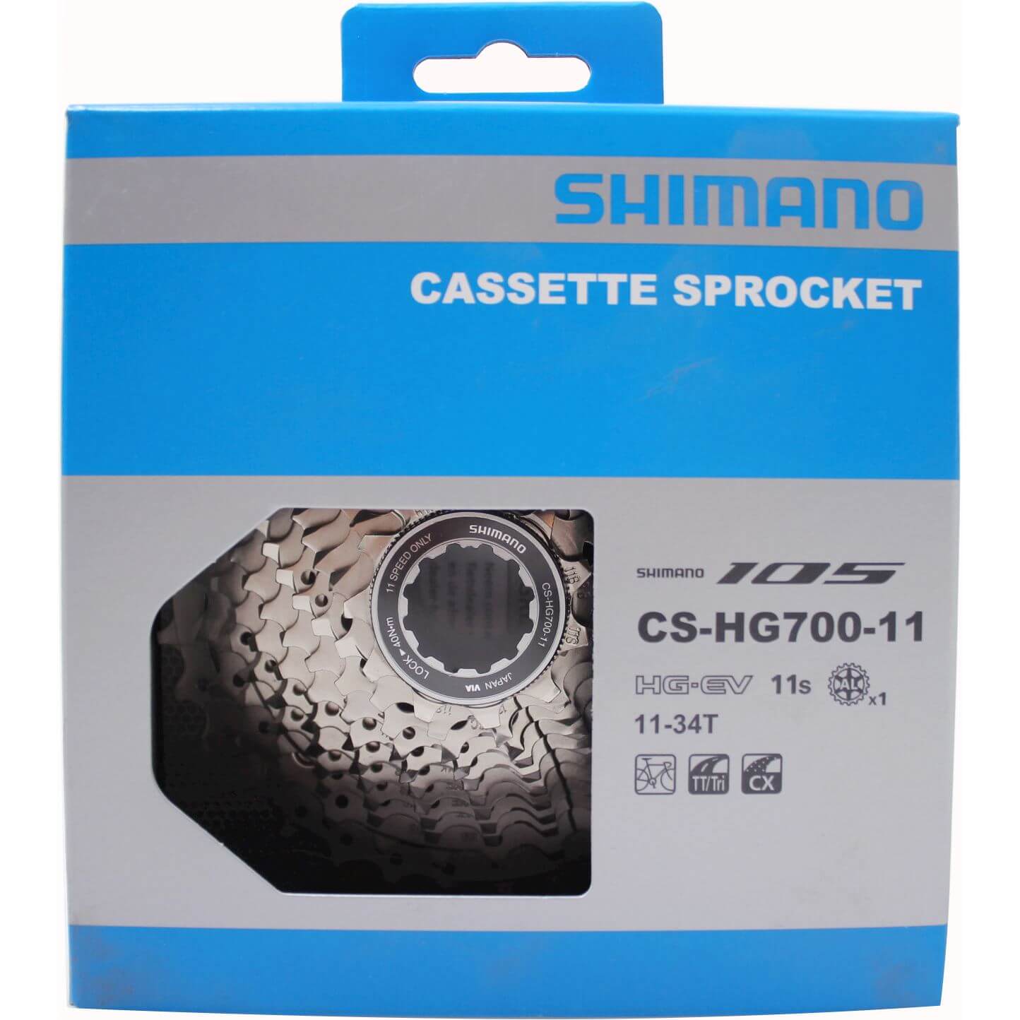 Shimano Cassette 11-Speed 12-25 105 CS-R7000 Shimano Cassette 11-Speed 12-25 105 CS-R7000