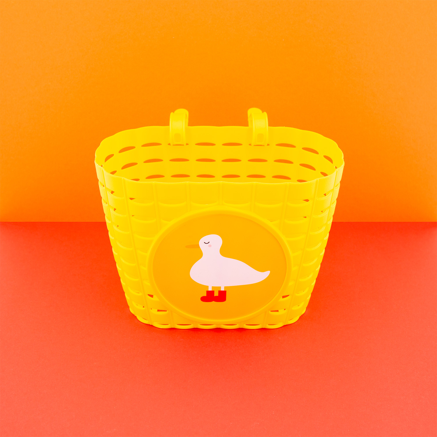 Widek Bicycle Basket Explorer Sleepy Duck Yellow