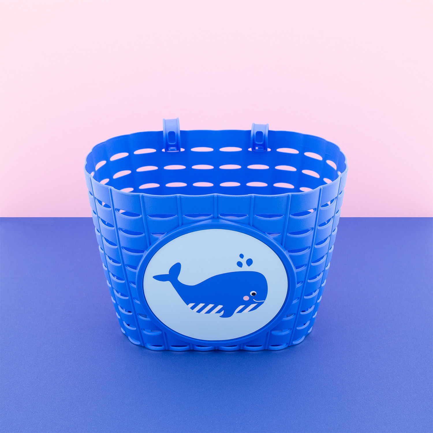 Widek Bike Basket Explorer Splashy Whale Blue