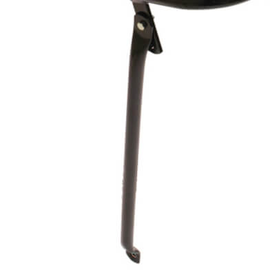 Steco Front Rack Leg Without Lamp Hook Black
