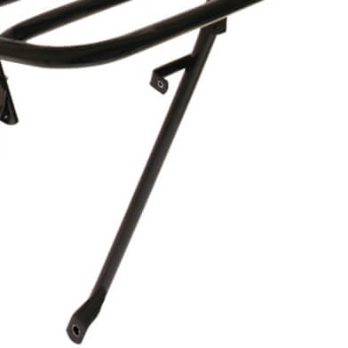 Steco Front Carrier Leg With Lamp Hook Matte Black