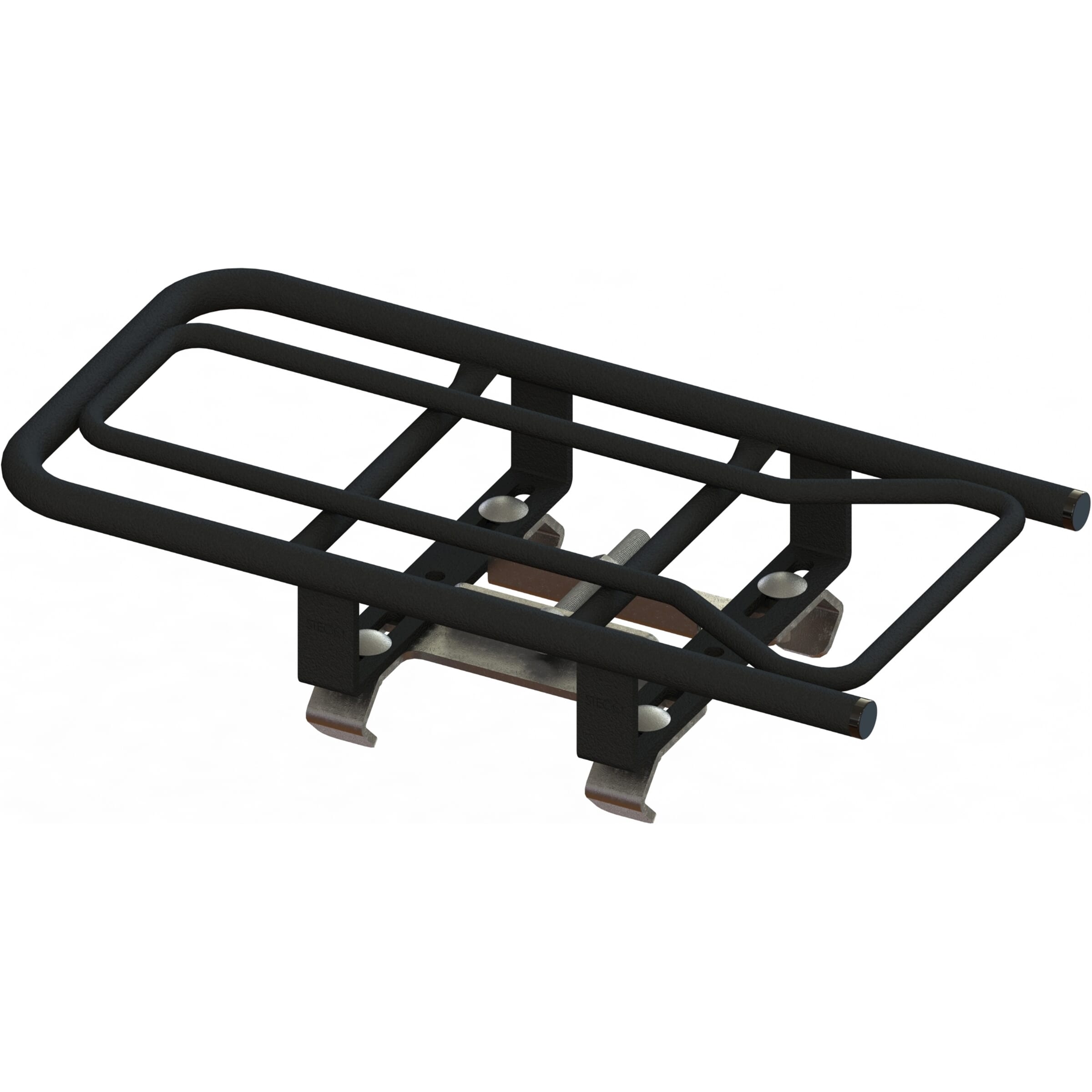 Steco Universal E-Bike Auxiliary Carrier Matte Black