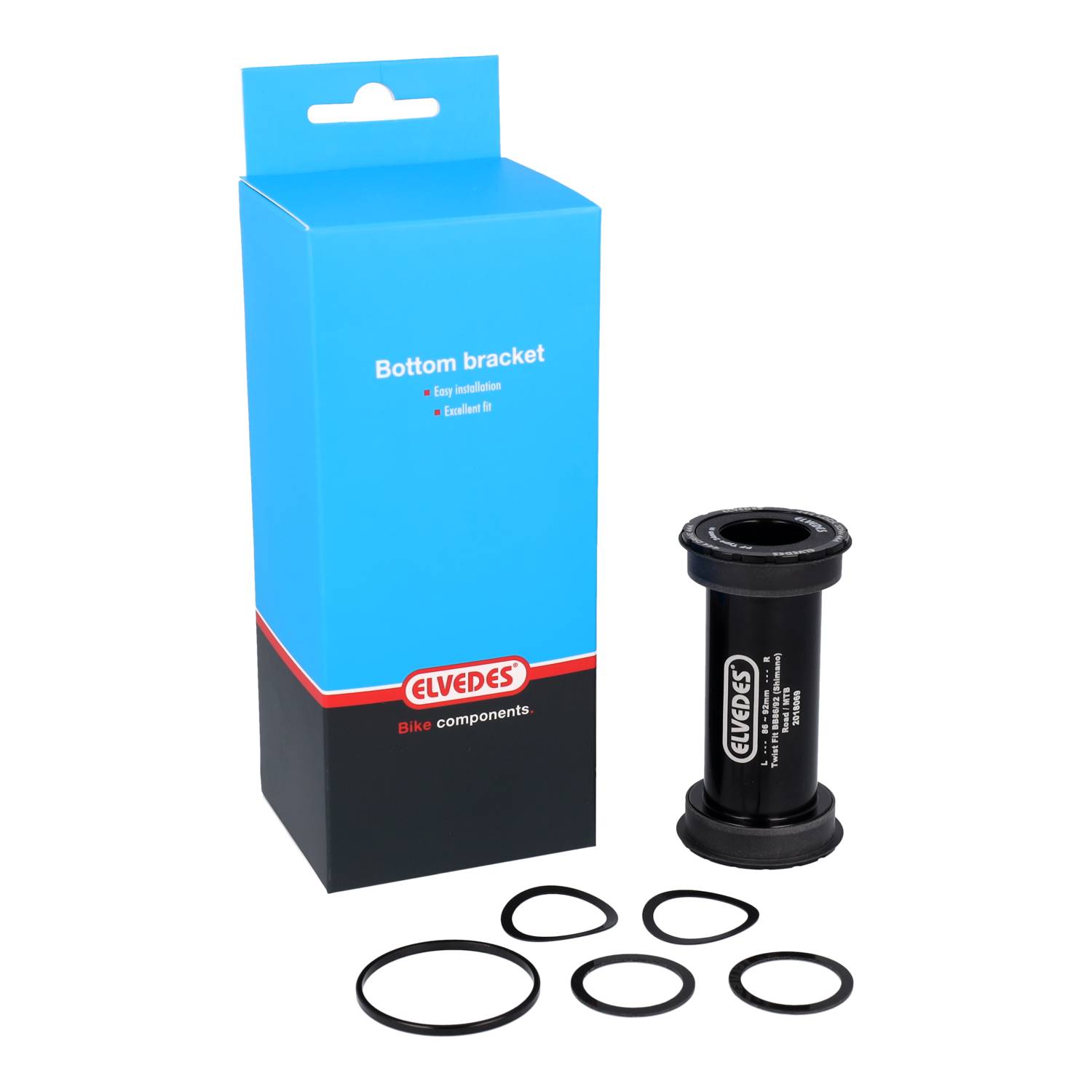 Elvedes Crankset Adapter Twistfit BB86/92 Shimano 24mm