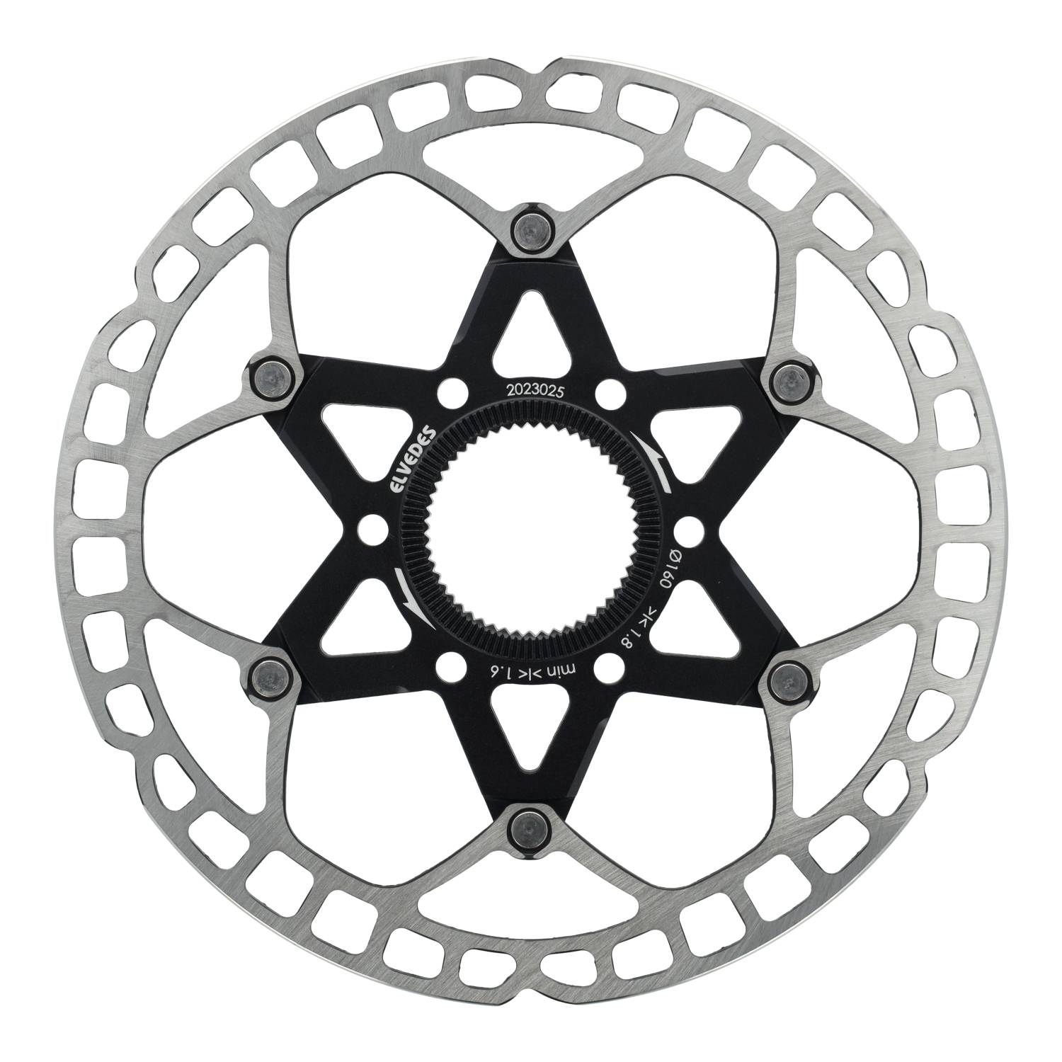 Elvedes Brake Disc 160mm Lightweight Centerlock 1.8mm