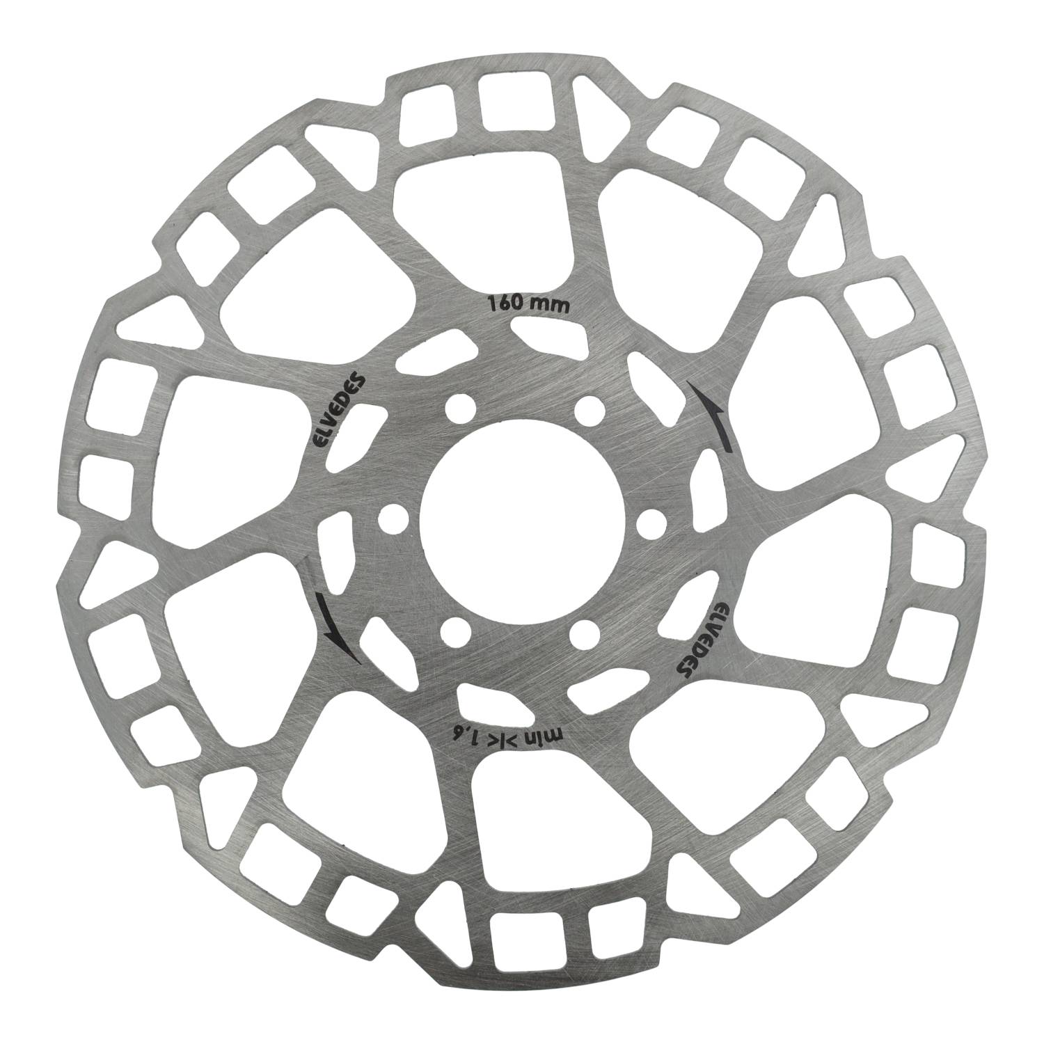 Elvedes Brake Disc 160mm Six Hole 1.8mm