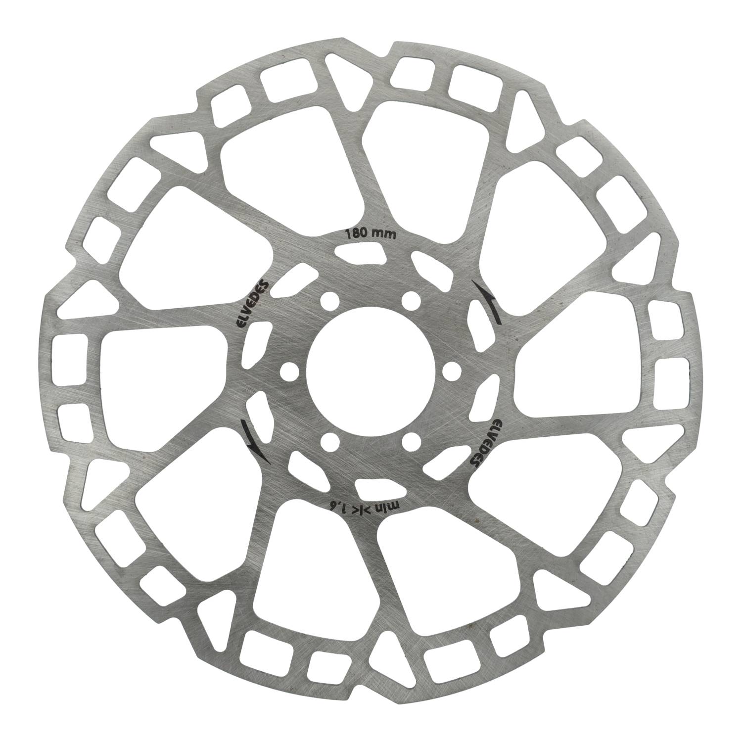 Elvedes Brake Disc 180mm Six Hole 1.8mm