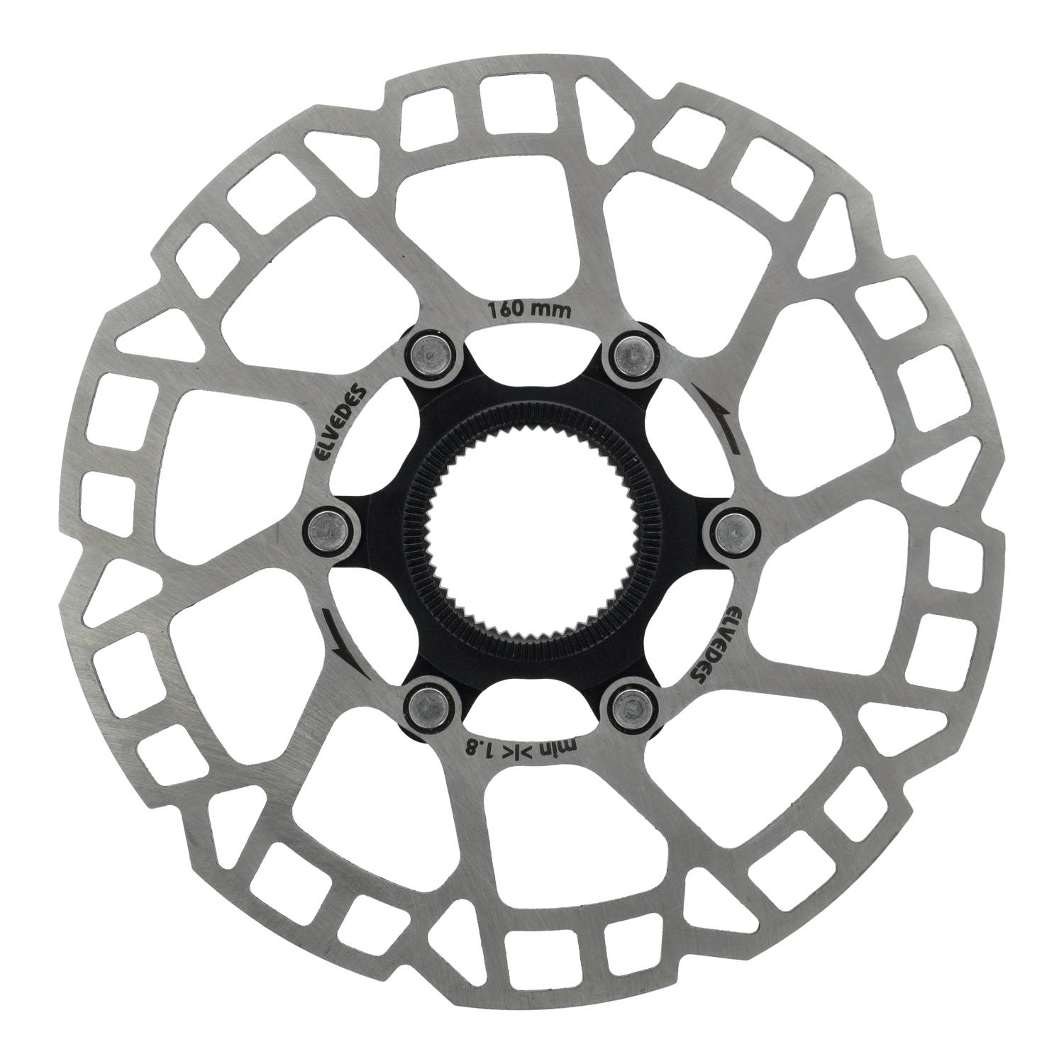 Elvedes Brake Disc 160mm Centerlock 2.0mm