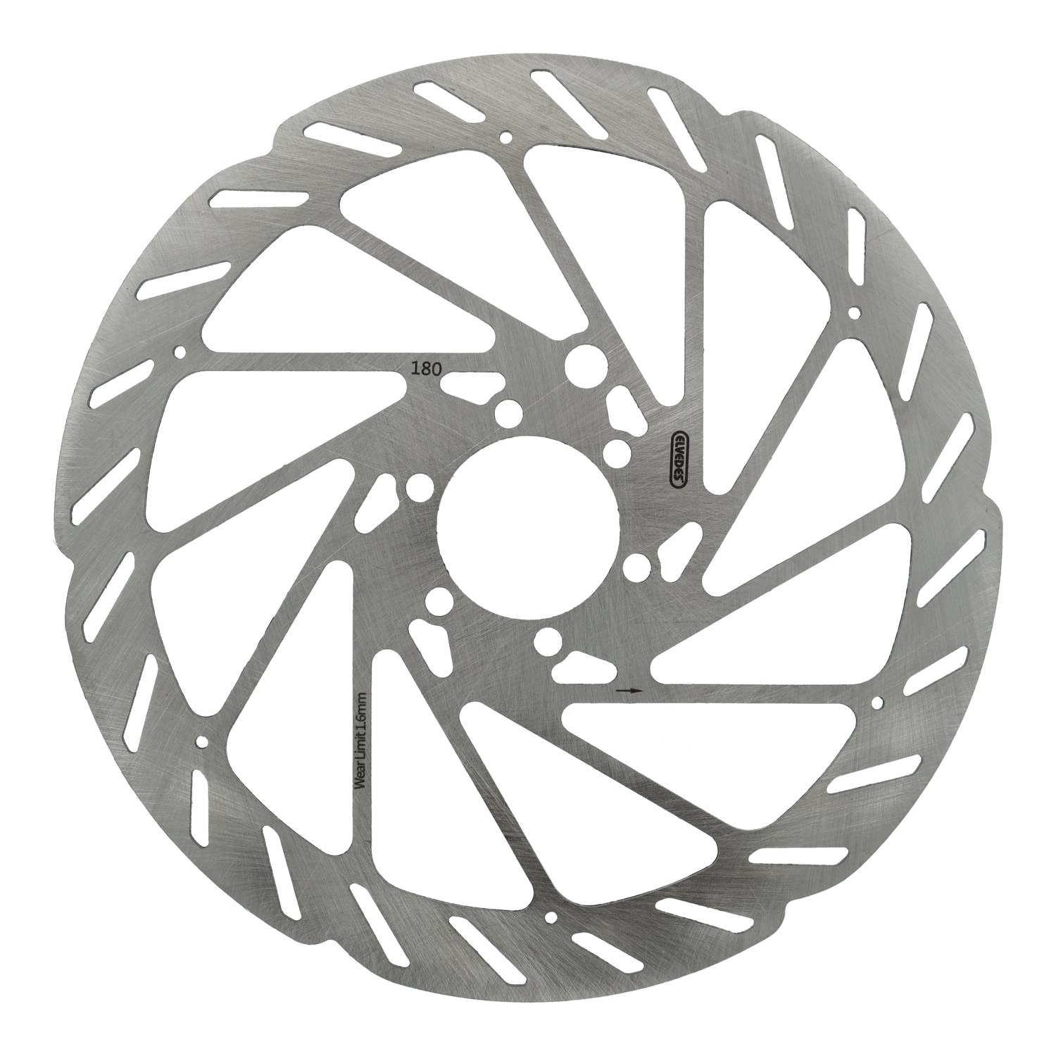 Elvedes Brake Disc 180mm Six Hole 1.8mm + Sensor Magnet