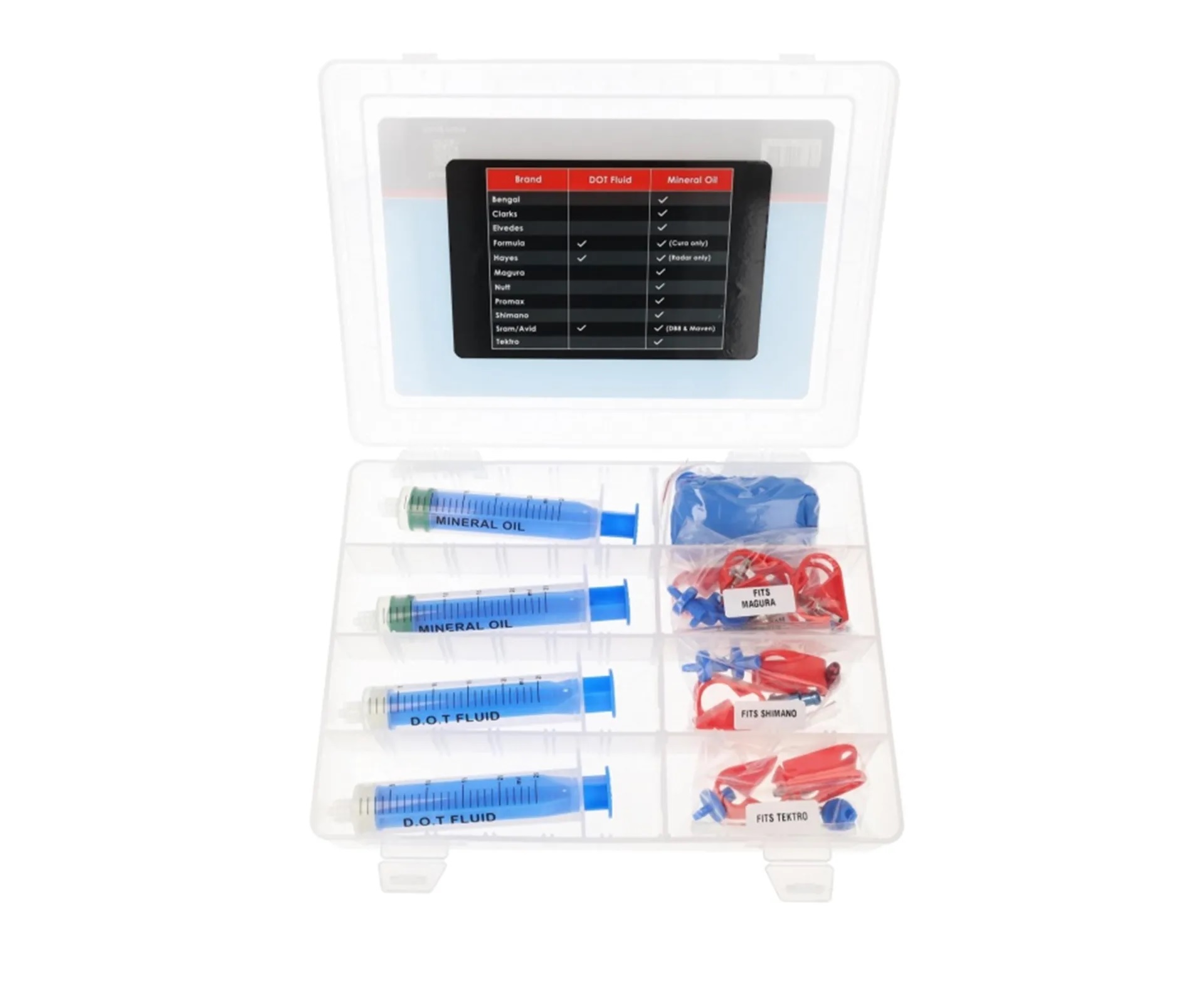 Elvedes Basic Bleeding Kit For Mineral And DOT Elvedes Basic Bleeding Kit For Mineral And DOT