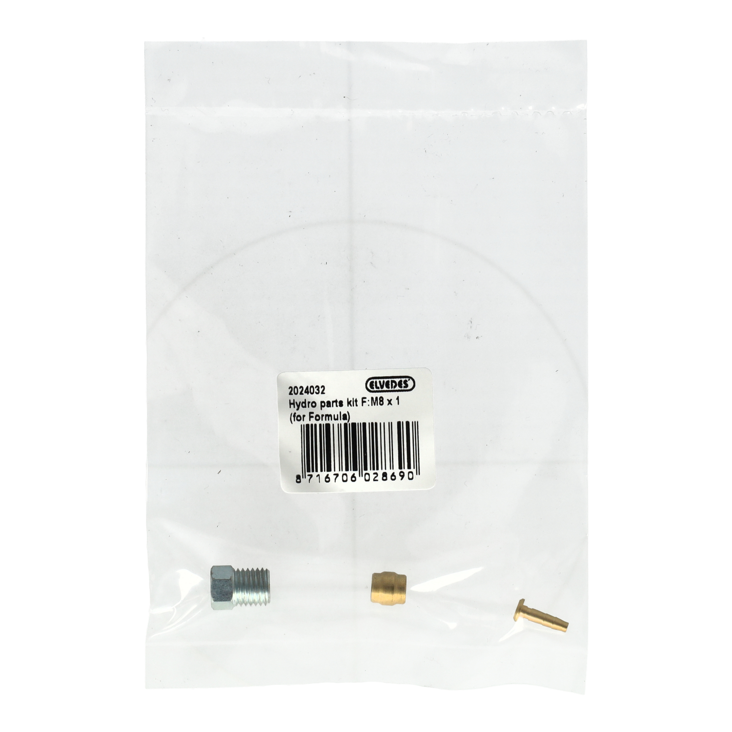 Elvedes Hydro Parts Kit F M8x1 For Formula